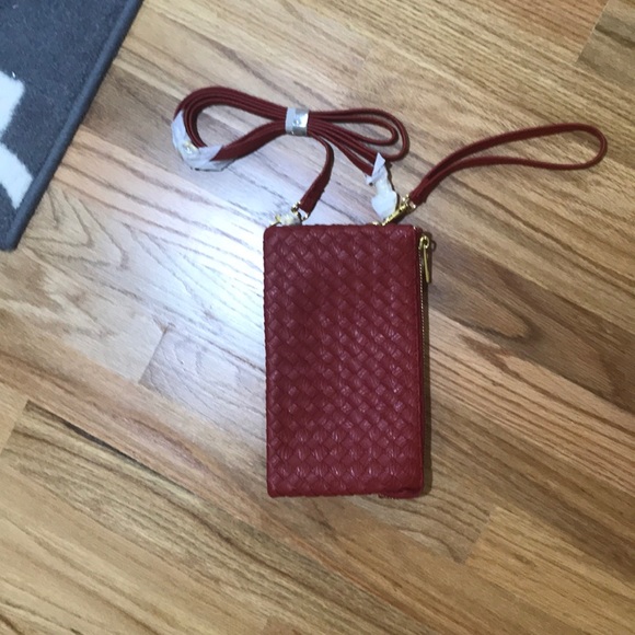 Red crossbody wallet bag - Picture 1 of 6